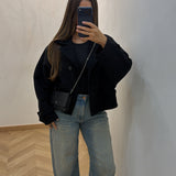 Manteau court LYA [ noir ]