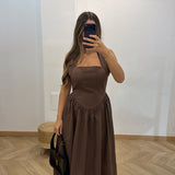 Robe VIOLETA [ marron ]