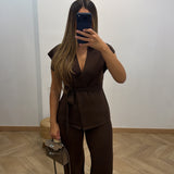 Ensemble Fanny [ marron ]