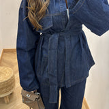 Ensemble jean avec ceinture [ brut ]