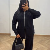 Ensemble Priscilla capuche [noir]