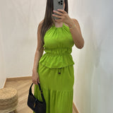 Ensemble jupe Melina [ vert olive ]