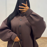 Manteau Serena capuche [marron]