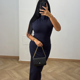 Robe diva [bleu marine]