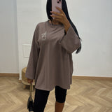T shirt matcha [taupe]