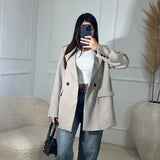 Blazer oversize double bouton  [ taupe ]