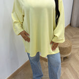 T-shirt manche longue CALY [ jaune ]