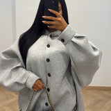Manteau Serena capuche [gris]