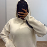 Pull capuche [ecru]
