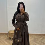 Robe besma [marron]