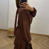 Robe ÉLYA [ marron ]