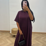 Robe poche [prune]
