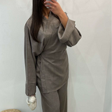 Ensemble noué [taupe]