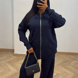 Ensemble Priscillia capuche [bleu]