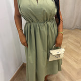 Robe IMANE [ kaki ]