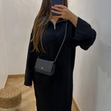 Pull zip extra long [ noir ]