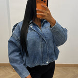 Veste en jean Eva [bleu]