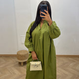 Robe TALLY [ vert olive ]