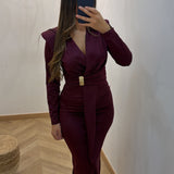 Robe MAYA [ bordeaux ]