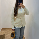 Gilet cache cœur [ beige ]