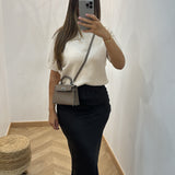 T-shirt maille [ beige ]