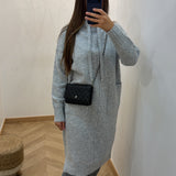 Pull ANI long [ gris clair ]