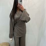 Ensemble noué [taupe]