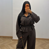 Ensemble leya [marron]