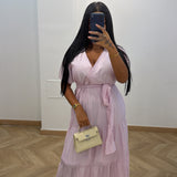 Robe DELYA [ rose ]