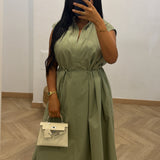 Robe IMANE [ kaki ]