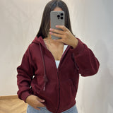 Gilet sweat [ bordeaux ]