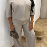 Ensemble blazer court [taupe]