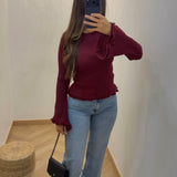 Pull TULI [ bordeaux ]