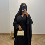 Robe ceintré [ noir ]