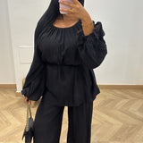 Ensemble khira ceinture [noir]