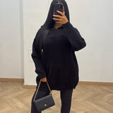 Pull capuche [noir]