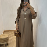 Robe Flavie [ camel ]