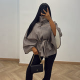 Veste volant carreau