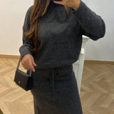 Ensemble jupe DIANA [ gris foncé ]