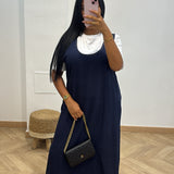 Robe + t shirt [bleu]