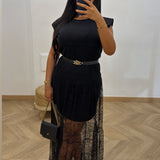 Robe dentelle [ noir ]
