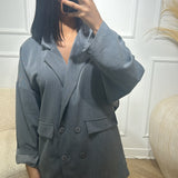 Blazer Oversize gris