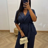 Ensemble YRINA [ bleu marine ]