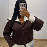 Gilet Alya  [marron]