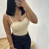 Top bretelle [beige]