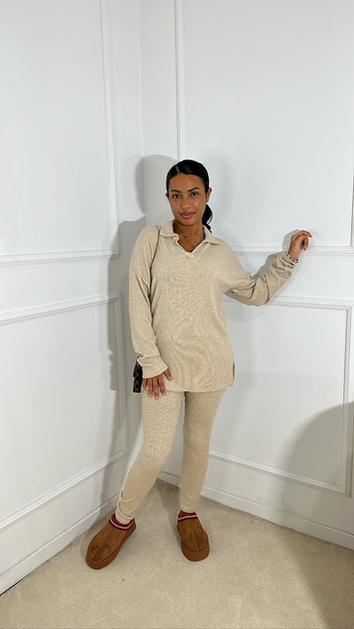 Ensemble polo [ beige ]