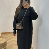 Robe pull [ gris foncé ]