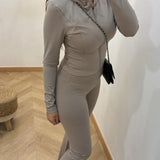 Ensemble inspi lulu avec capuche [ taupe ]