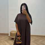 Robe poche [marron]