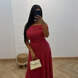 Robe LÉANA [ framboise ]